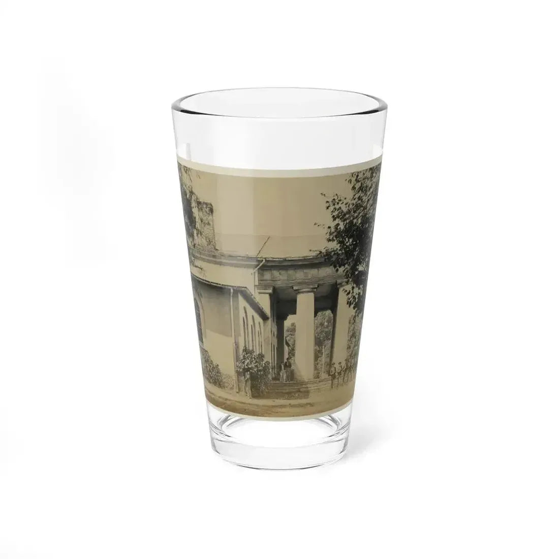 Arlington House, June 29, 1864. Former Residence Of Rebel Gen. Robert E. Lee (U.S. Civil War) Pint Glass 16oz 16oz - Go Mug Yourself