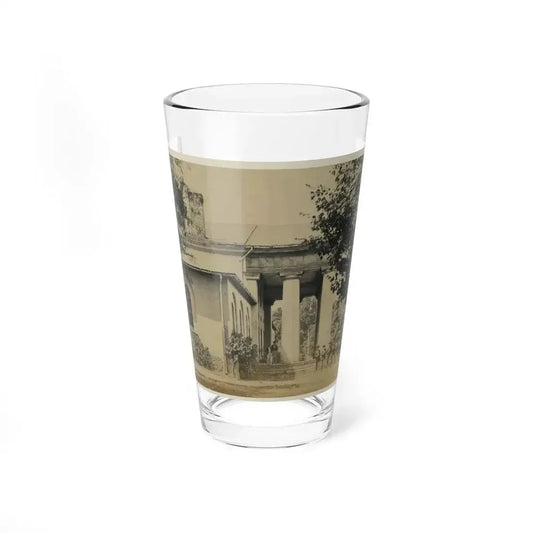 Arlington House, June 29, 1864. Former Residence Of Rebel Gen. Robert E. Lee (U.S. Civil War) Pint Glass 16oz 16oz - Go Mug Yourself
