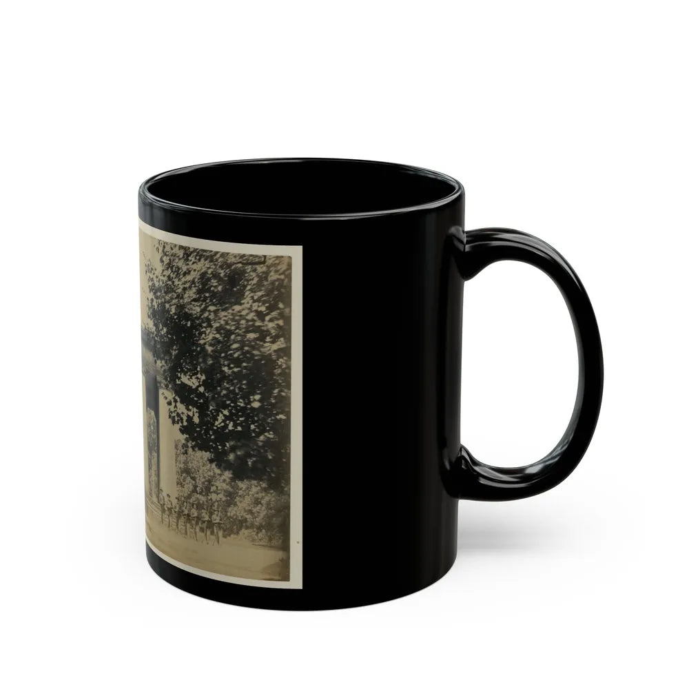 Arlington House, June 29, 1864. Former Residence Of Rebel Gen. Robert E. Lee (U.S. Civil War) Black Coffee Mug-Go Mug Yourself