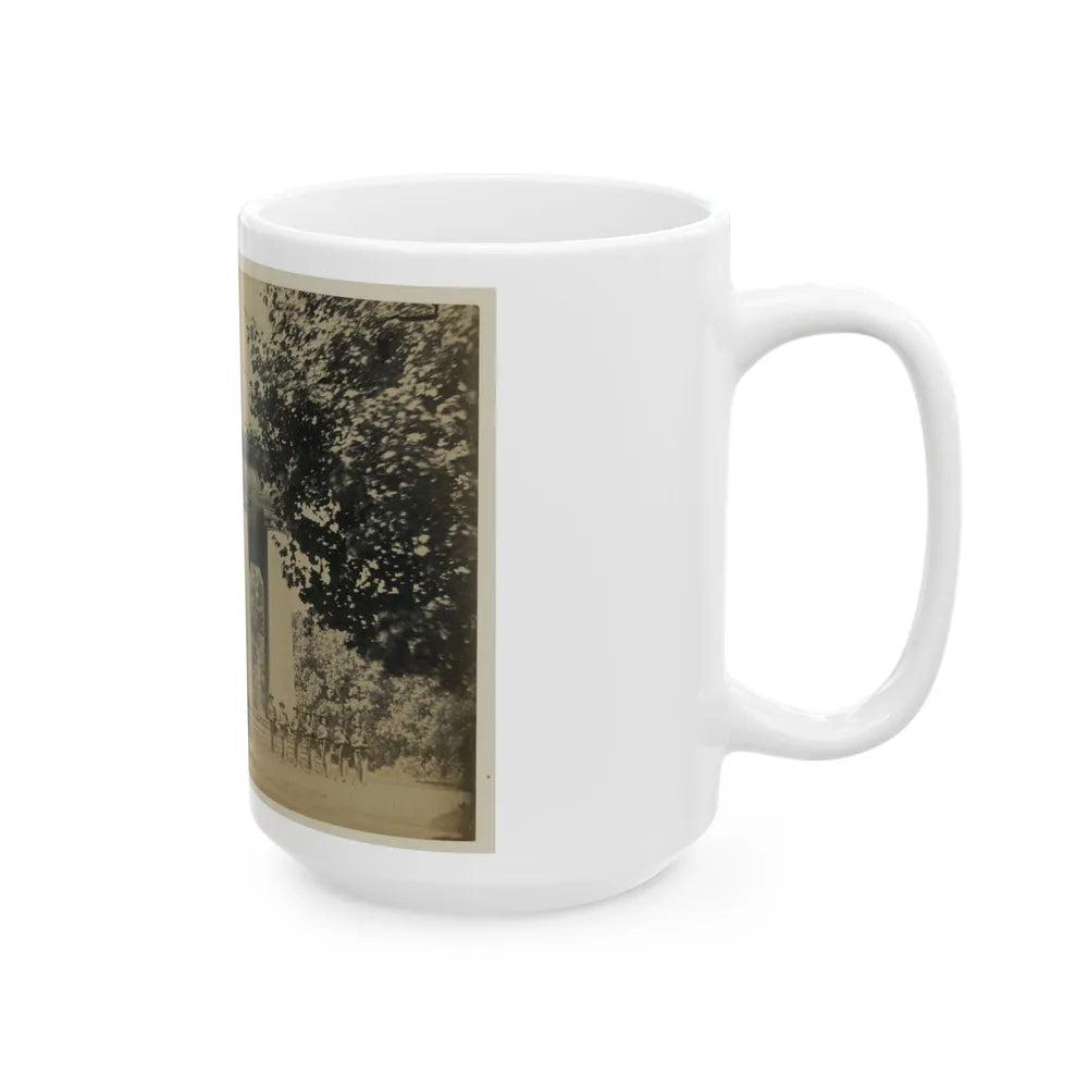 Arlington House, June 29, 1864. Former Residence Of Rebel Gen. Robert E. Lee (U.S. Civil War) White Coffee Mug-Go Mug Yourself