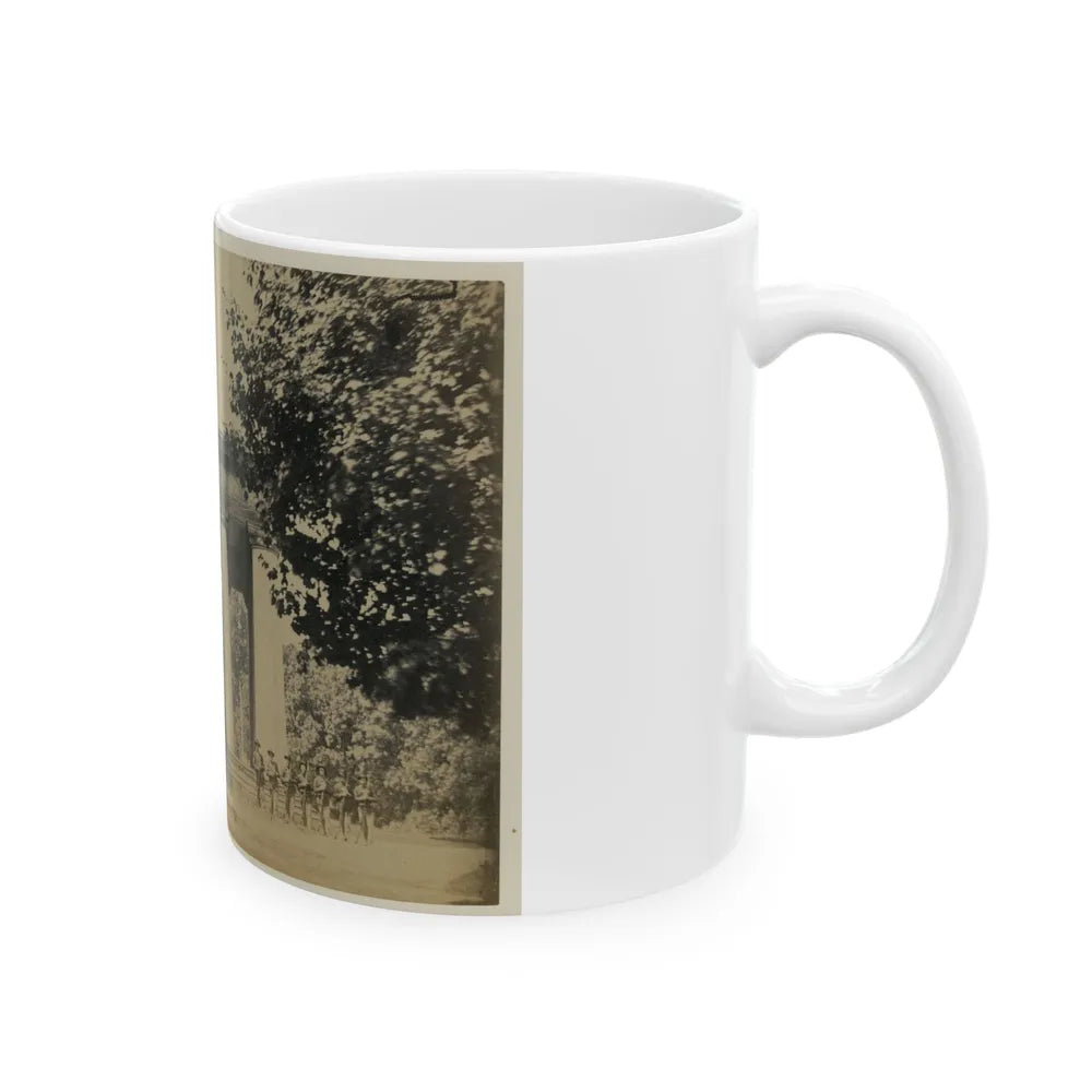 Arlington House, June 29, 1864. Former Residence Of Rebel Gen. Robert E. Lee (U.S. Civil War) White Coffee Mug-Go Mug Yourself