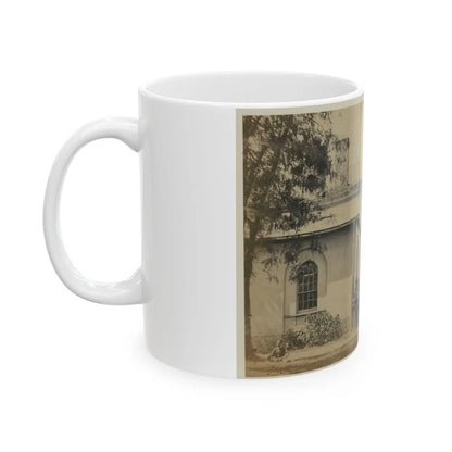 Arlington House, June 29, 1864. Former Residence Of Rebel Gen. Robert E. Lee (U.S. Civil War) White Coffee Mug-Go Mug Yourself