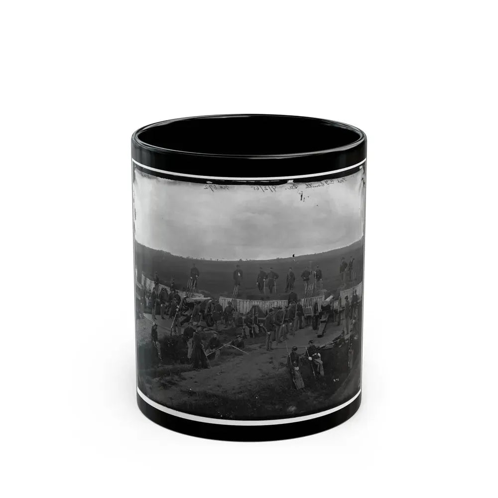 Arlington, Va. Company F, 2d New York Artillery At Fort C.F. Smith (U.S. Civil War) Black Coffee Mug 11oz - Go Mug Yourself