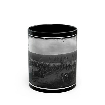 Arlington, Va. Company F, 2d New York Artillery At Fort C.F. Smith (U.S. Civil War) Black Coffee Mug 11oz - Go Mug Yourself
