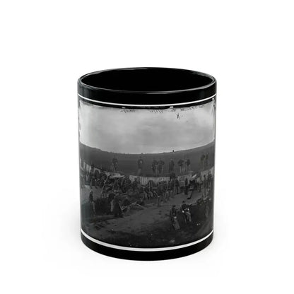 Arlington, Va. Company F, 2d New York Artillery At Fort C.F. Smith (U.S. Civil War) Black Coffee Mug 11oz - Go Mug Yourself