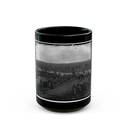 Arlington, Va. Company F, 2d New York Artillery At Fort C.F. Smith (U.S. Civil War) Black Coffee Mug 15oz - Go Mug Yourself