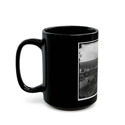 Arlington, Va. Company F, 2d New York Artillery At Fort C.F. Smith (U.S. Civil War) Black Coffee Mug - Go Mug Yourself