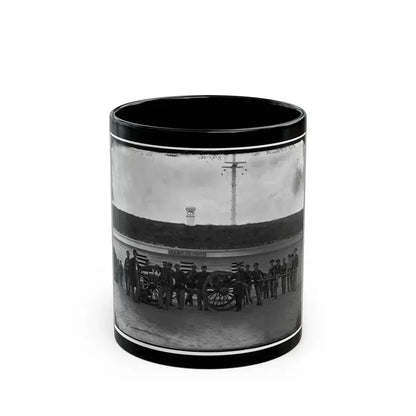 Arlington, Va. Gun Crew Of Company K, 2d New York Artillery, In Fort C.F. Smith (U.S. Civil War) Black Coffee Mug 11oz - Go Mug Yourself