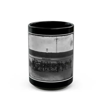 Arlington, Va. Gun Crew Of Company K, 2d New York Artillery, In Fort C.F. Smith (U.S. Civil War) Black Coffee Mug 15oz - Go Mug Yourself
