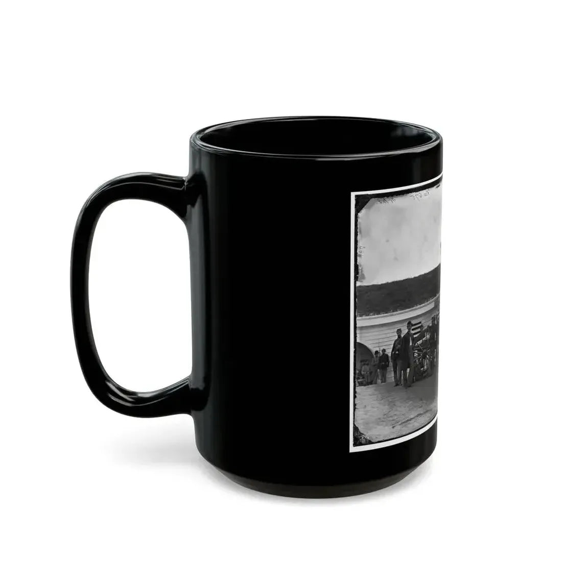 Arlington, Va. Gun Crew Of Company K, 2d New York Artillery, In Fort C.F. Smith (U.S. Civil War) Black Coffee Mug - Go Mug Yourself