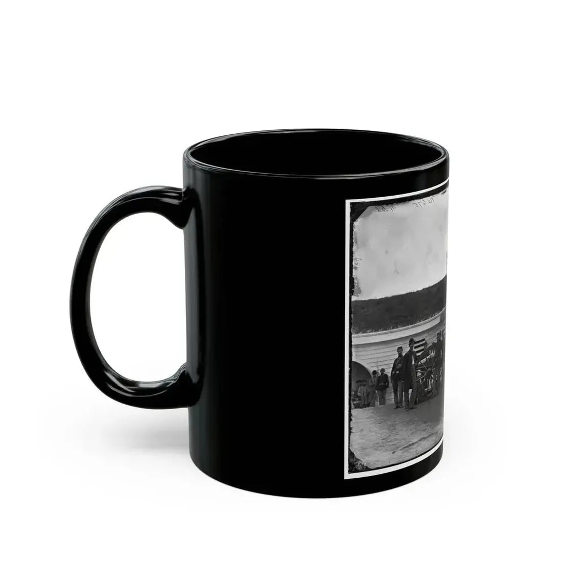 Arlington, Va. Gun Crew Of Company K, 2d New York Artillery, In Fort C.F. Smith (U.S. Civil War) Black Coffee Mug - Go Mug Yourself