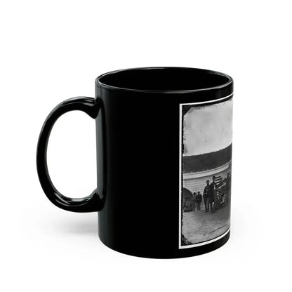 Arlington, Va. Gun Crew Of Company K, 2d New York Artillery, In Fort C.F. Smith (U.S. Civil War) Black Coffee Mug - Go Mug Yourself
