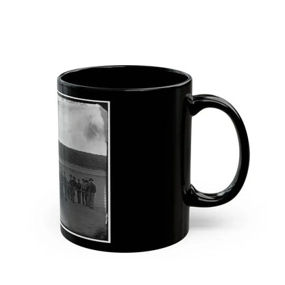 Arlington, Va. Gun Crew Of Company K, 2d New York Artillery, In Fort C.F. Smith (U.S. Civil War) Black Coffee Mug - Go Mug Yourself