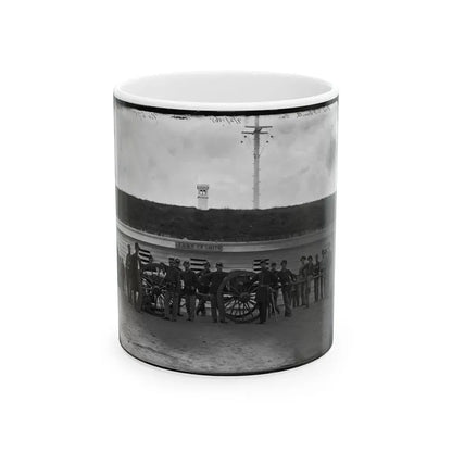 Arlington, Va. Gun Crew Of Company K, 2d New York Artillery, In Fort C.F. Smith (U.S. Civil War) White Coffee Mug 11oz - Go Mug Yourself
