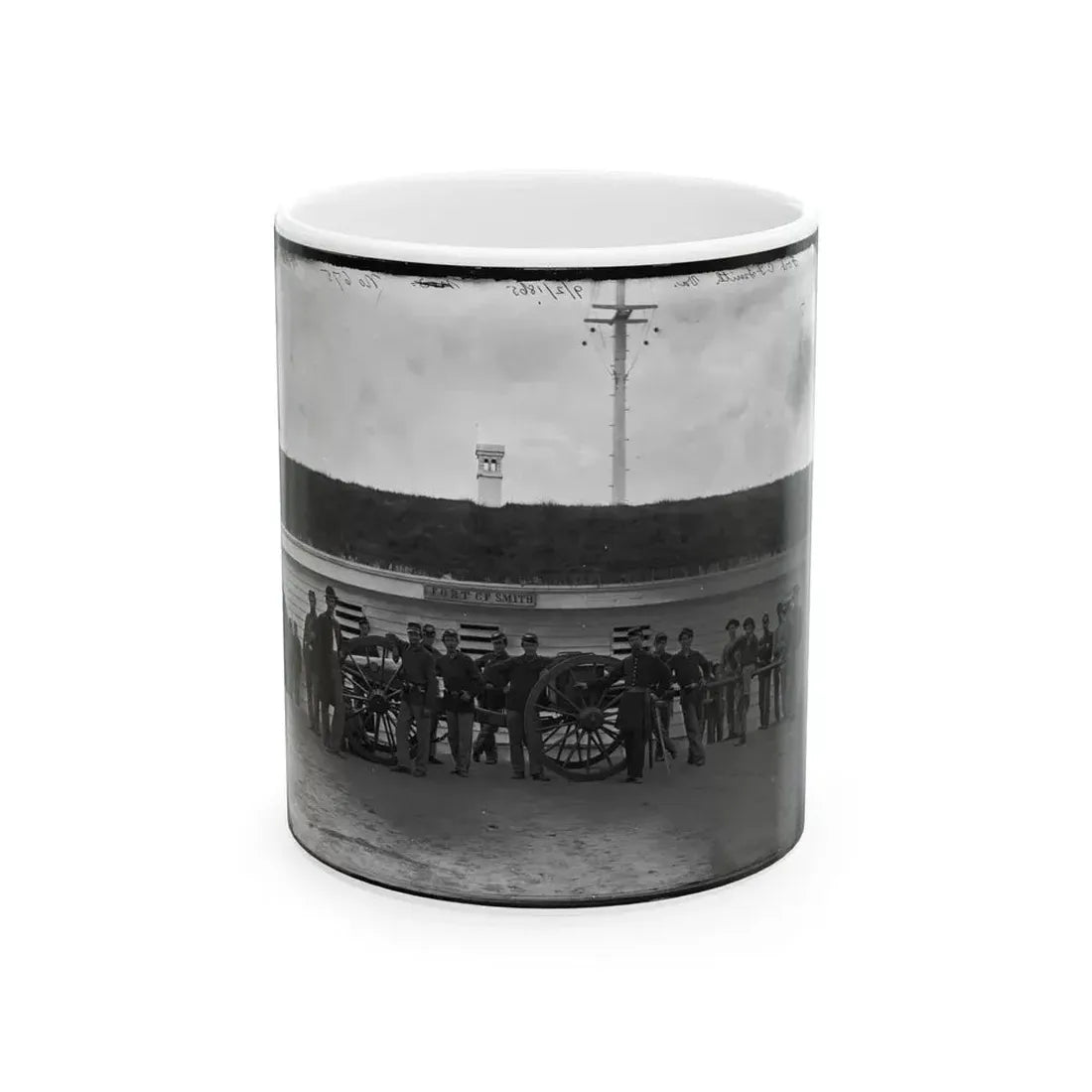 Arlington, Va. Gun Crew Of Company K, 2d New York Artillery, In Fort C.F. Smith (U.S. Civil War) White Coffee Mug 11oz - Go Mug Yourself