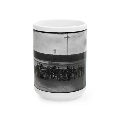 Arlington, Va. Gun Crew Of Company K, 2d New York Artillery, In Fort C.F. Smith (U.S. Civil War) White Coffee Mug 15oz - Go Mug Yourself