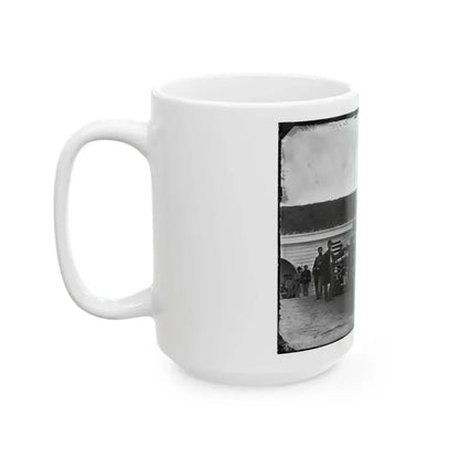 Arlington, Va. Gun Crew Of Company K, 2d New York Artillery, In Fort C.F. Smith (U.S. Civil War) White Coffee Mug - Go Mug Yourself