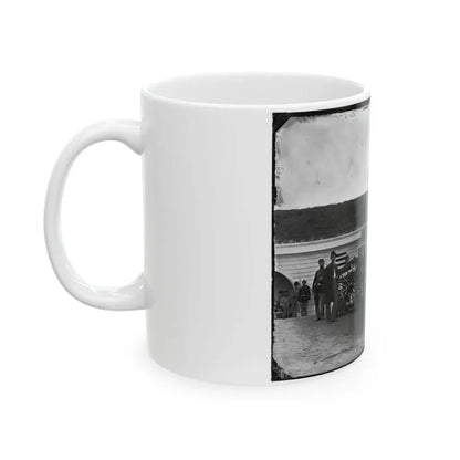 Arlington, Va. Gun Crew Of Company K, 2d New York Artillery, In Fort C.F. Smith (U.S. Civil War) White Coffee Mug - Go Mug Yourself