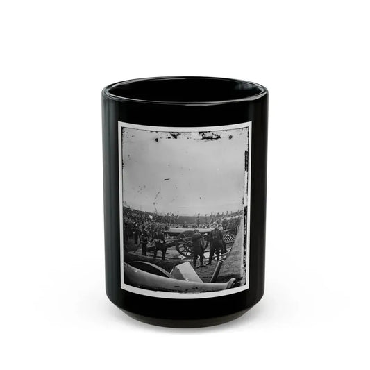 Arlington, Va. Guns And Gun-Crews Of Fort Richardson (U.S. Civil War) Black Coffee Mug 15oz - Go Mug Yourself