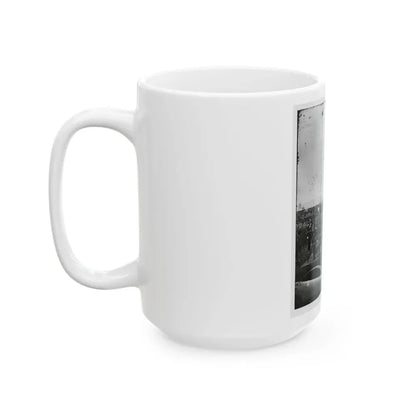 Arlington, Va. Guns And Gun-Crews Of Fort Richardson (U.S. Civil War) White Coffee Mug - Go Mug Yourself