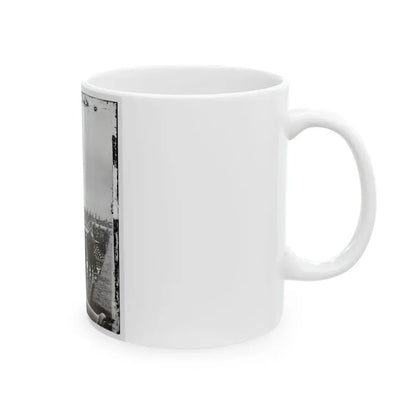 Arlington, Va. Guns And Gun-Crews Of Fort Richardson (U.S. Civil War) White Coffee Mug - Go Mug Yourself