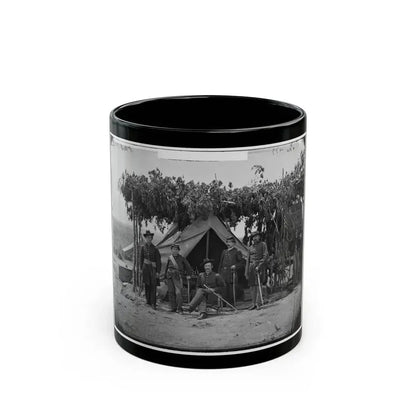 Arlington, Va. Officers Of Company F, 2d New York Artillery At Fort C.F. Smith (U.S. Civil War) Black Coffee Mug 11oz - Go Mug Yourself