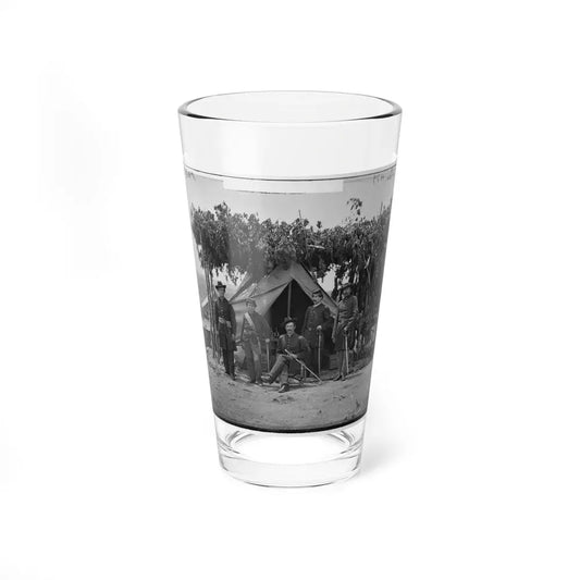 Arlington, Va. Officers Of Company F, 2d New York Artillery At Fort C.F. Smith (U.S. Civil War) Pint Glass 16oz 16oz - Go Mug Yourself