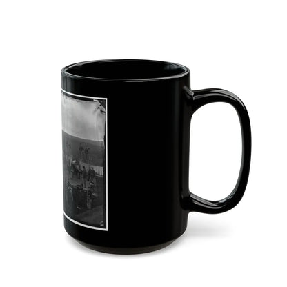 Arlington, Va. Company F, 2d New York Artillery At Fort C.F. Smith (U.S. Civil War) Black Coffee Mug-Go Mug Yourself