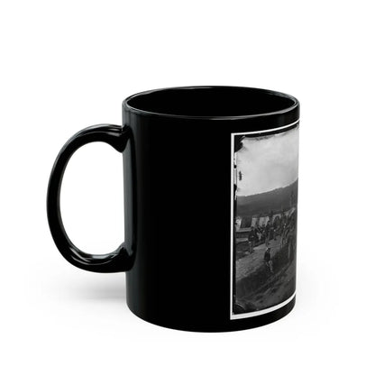 Arlington, Va. Company F, 2d New York Artillery At Fort C.F. Smith (U.S. Civil War) Black Coffee Mug-Go Mug Yourself