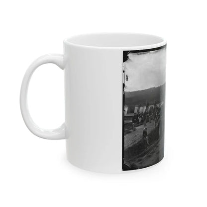 Arlington, Va. Company F, 2d New York Artillery At Fort C.F. Smith (U.S. Civil War) White Coffee Mug-Go Mug Yourself