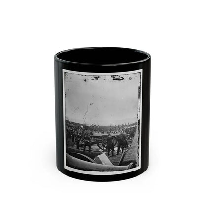 Arlington, Va. Guns And Gun-Crews Of Fort Richardson (U.S. Civil War) Black Coffee Mug-11oz-Go Mug Yourself