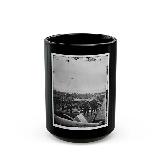 Arlington, Va. Guns And Gun-Crews Of Fort Richardson (U.S. Civil War) Black Coffee Mug-15oz-Go Mug Yourself