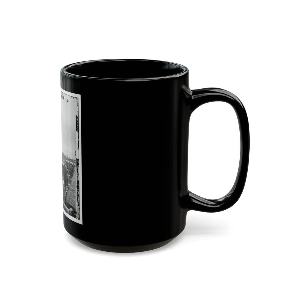 Arlington, Va. Guns And Gun-Crews Of Fort Richardson (U.S. Civil War) Black Coffee Mug-Go Mug Yourself