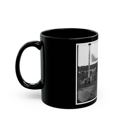 Arlington, Va. Interior View Of Fort C.F. Smith, With Gun Crew Of Company L, 2d New York Artillery (U.S. Civil War) Black Coffee Mug-Go Mug Yourself