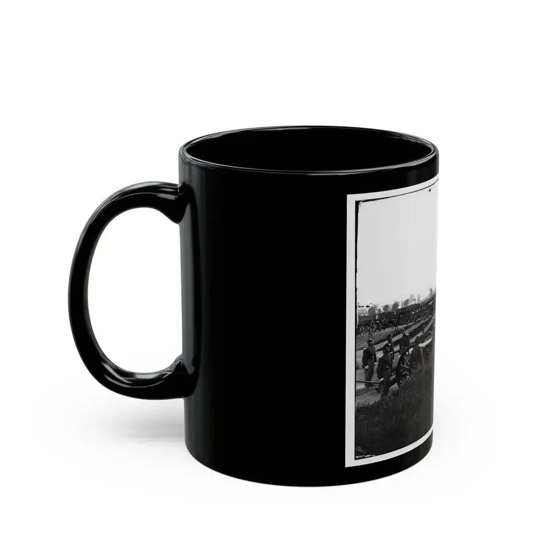 Arlington, Virginia. Batteries In Fort No. 2 Fort Whipple (U.S. Civil War) Black Coffee Mug - Go Mug Yourself
