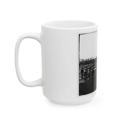 Arlington, Virginia. Batteries In Fort No. 2 Fort Whipple (U.S. Civil War) White Coffee Mug - Go Mug Yourself