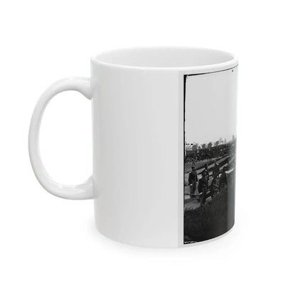 Arlington, Virginia. Batteries In Fort No. 2 Fort Whipple (U.S. Civil War) White Coffee Mug - Go Mug Yourself