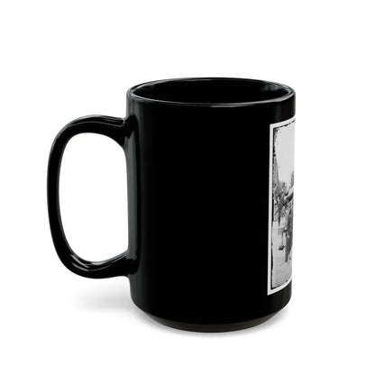 Arlington, Virginia. Big Gun At Fort Woodbury (U.S. Civil War) Black Coffee Mug - Go Mug Yourself
