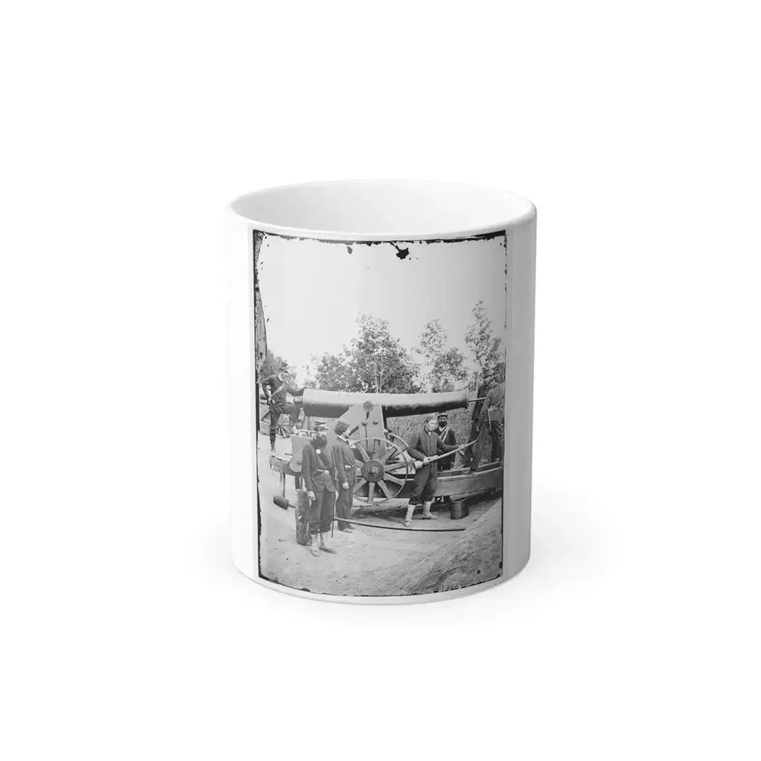 Arlington, Virginia. Big Gun at Fort Woodbury (U.S. Civil War) Color Changing Coffee Mug 11oz Default Title 11oz - Go Mug Yourself
