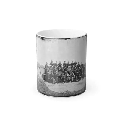 Arlington, Virginia. Col. William H. Telford and Officers, 50Th Regiment Pennsylvania Infantry at Fort Craig (U.S. Civil War) Color Changing Coffee Mug 11oz Default Title 11oz - Go Mug Yourself