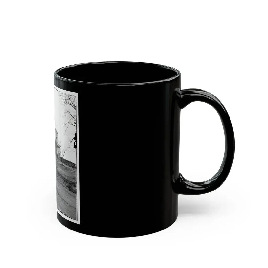 Arlington, Virginia. Headquarter's Of Gen. Irwin Mcdowell Near Lee Mansion (U.S. Civil War) Black Coffee Mug - Go Mug Yourself