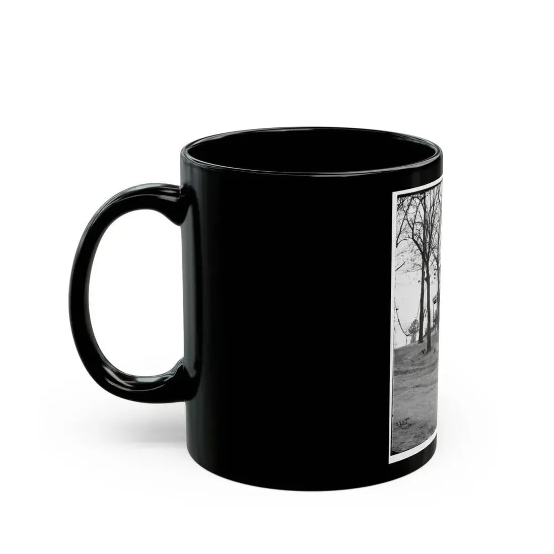 Arlington, Virginia. Headquarter's Of Gen. Irwin Mcdowell Near Lee Mansion (U.S. Civil War) Black Coffee Mug - Go Mug Yourself