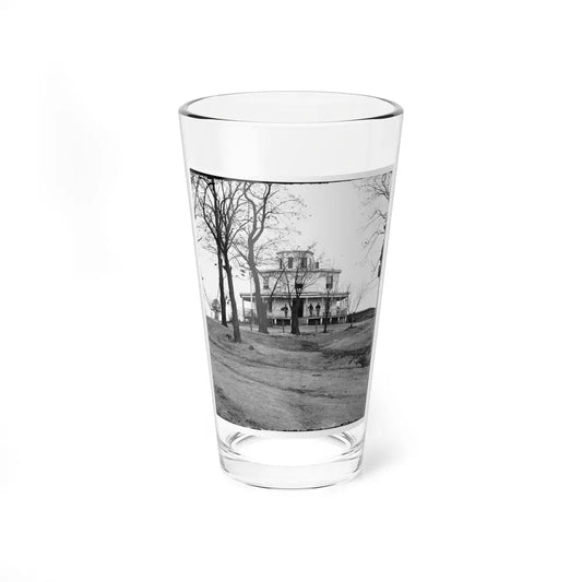 Arlington, Virginia. Headquarter's Of Gen. Irwin Mcdowell Near Lee Mansion (U.S. Civil War) Pint Glass 16oz 16oz - Go Mug Yourself