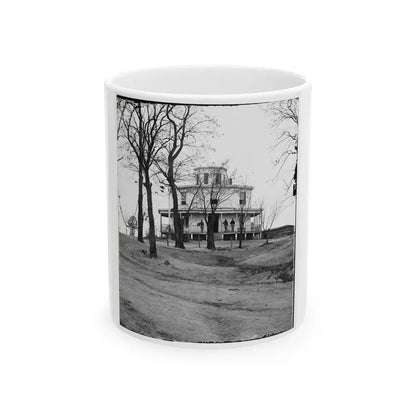 Arlington, Virginia. Headquarter's Of Gen. Irwin Mcdowell Near Lee Mansion (U.S. Civil War) White Coffee Mug 11oz - Go Mug Yourself