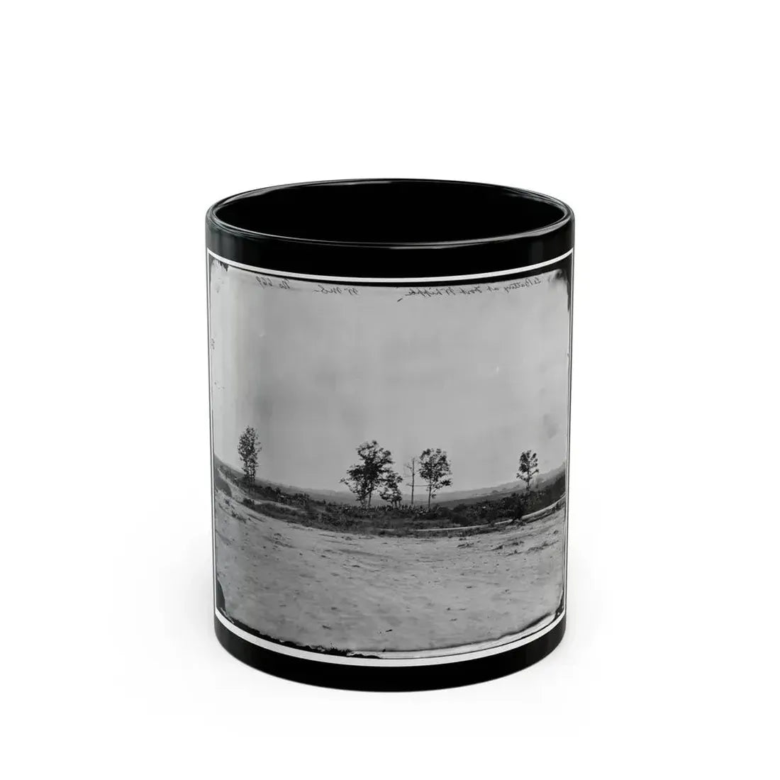 Arlington, Virginia. Light Battery At Fort Whipple (U.S. Civil War) Black Coffee Mug 11oz - Go Mug Yourself