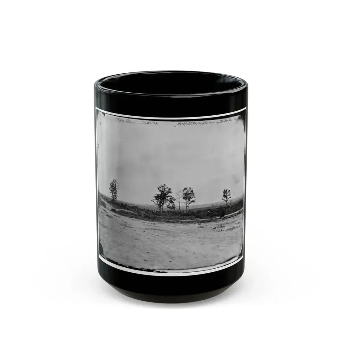 Arlington, Virginia. Light Battery At Fort Whipple (U.S. Civil War) Black Coffee Mug 15oz - Go Mug Yourself