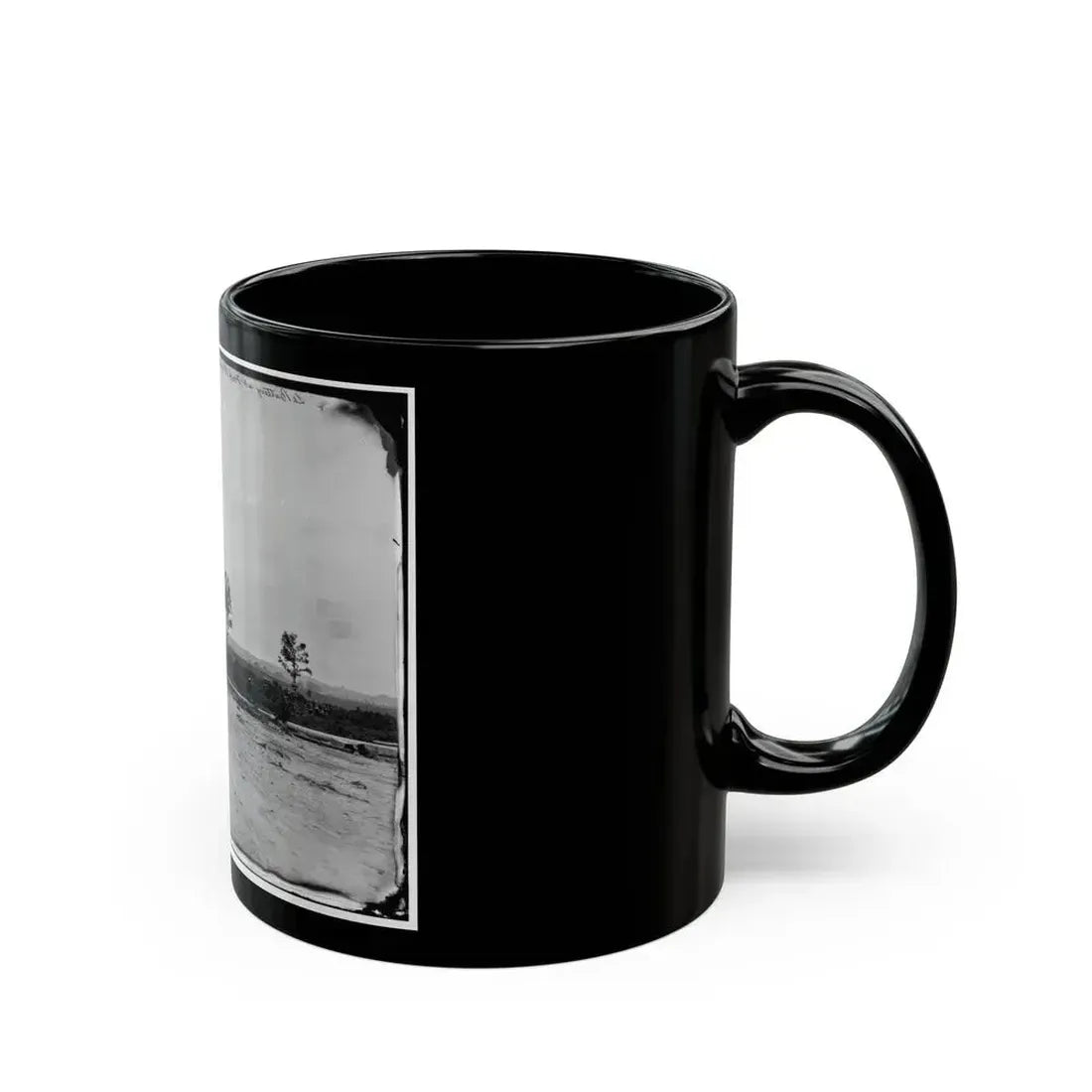 Arlington, Virginia. Light Battery At Fort Whipple (U.S. Civil War) Black Coffee Mug - Go Mug Yourself