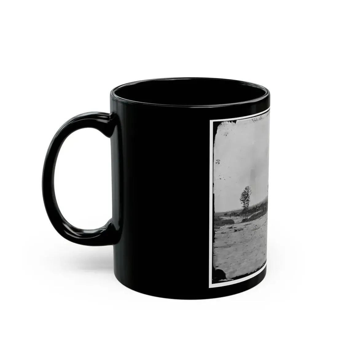 Arlington, Virginia. Light Battery At Fort Whipple (U.S. Civil War) Black Coffee Mug - Go Mug Yourself