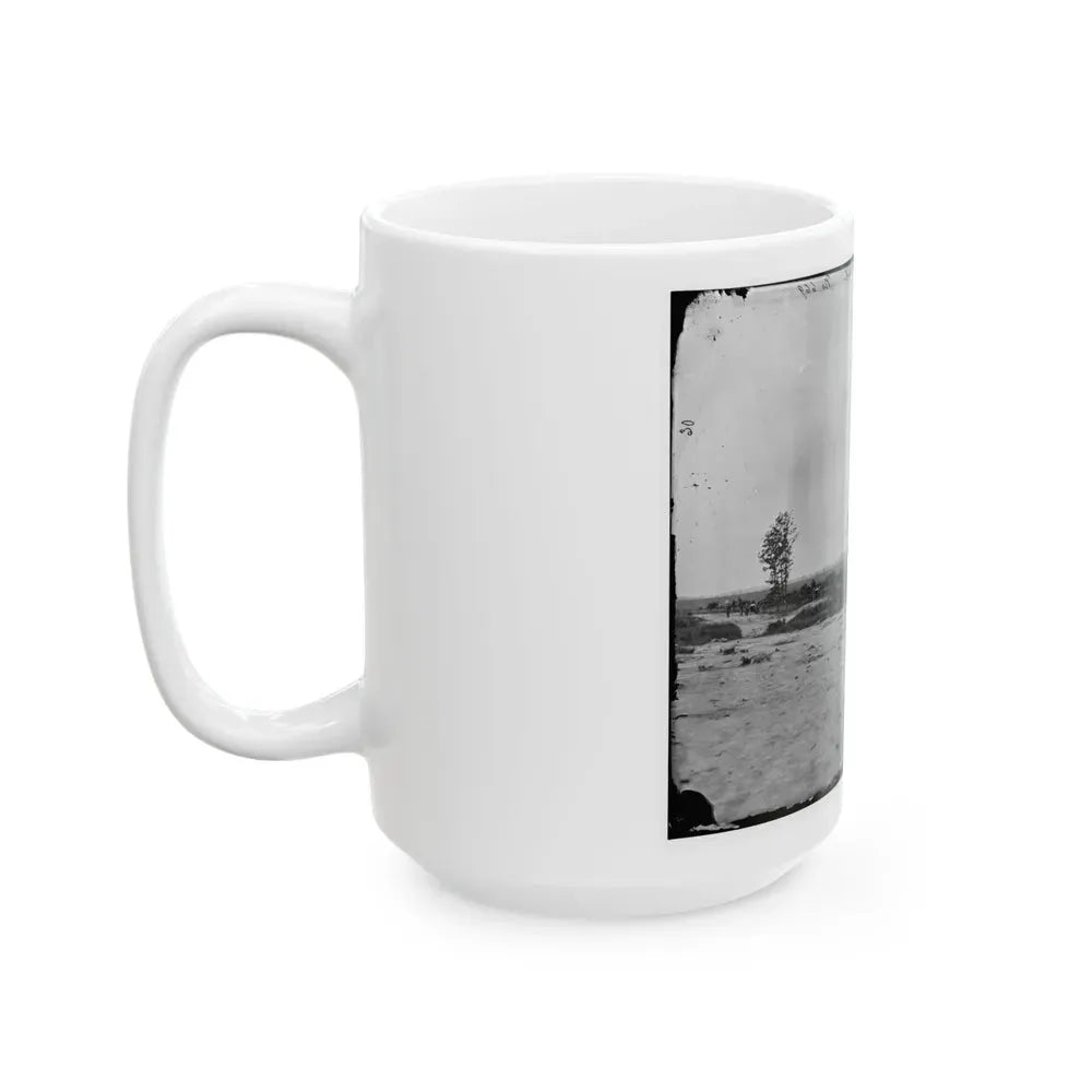 Arlington, Virginia. Light Battery At Fort Whipple (U.S. Civil War) White Coffee Mug - Go Mug Yourself