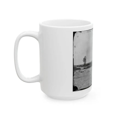 Arlington, Virginia. Light Battery At Fort Whipple (U.S. Civil War) White Coffee Mug - Go Mug Yourself